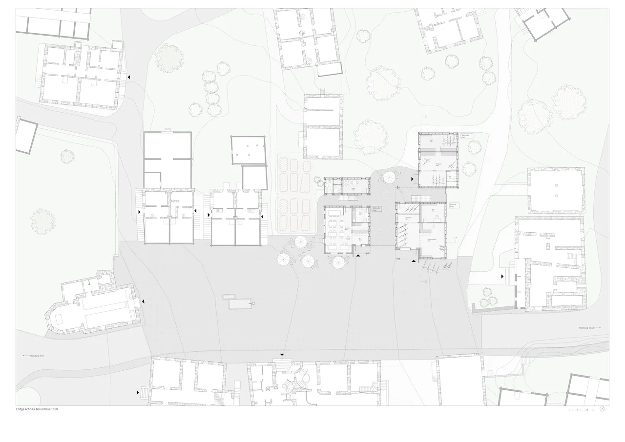 Weiterbauen am Dorfplatz Pläne vonsurerprogetto.ch GmbH