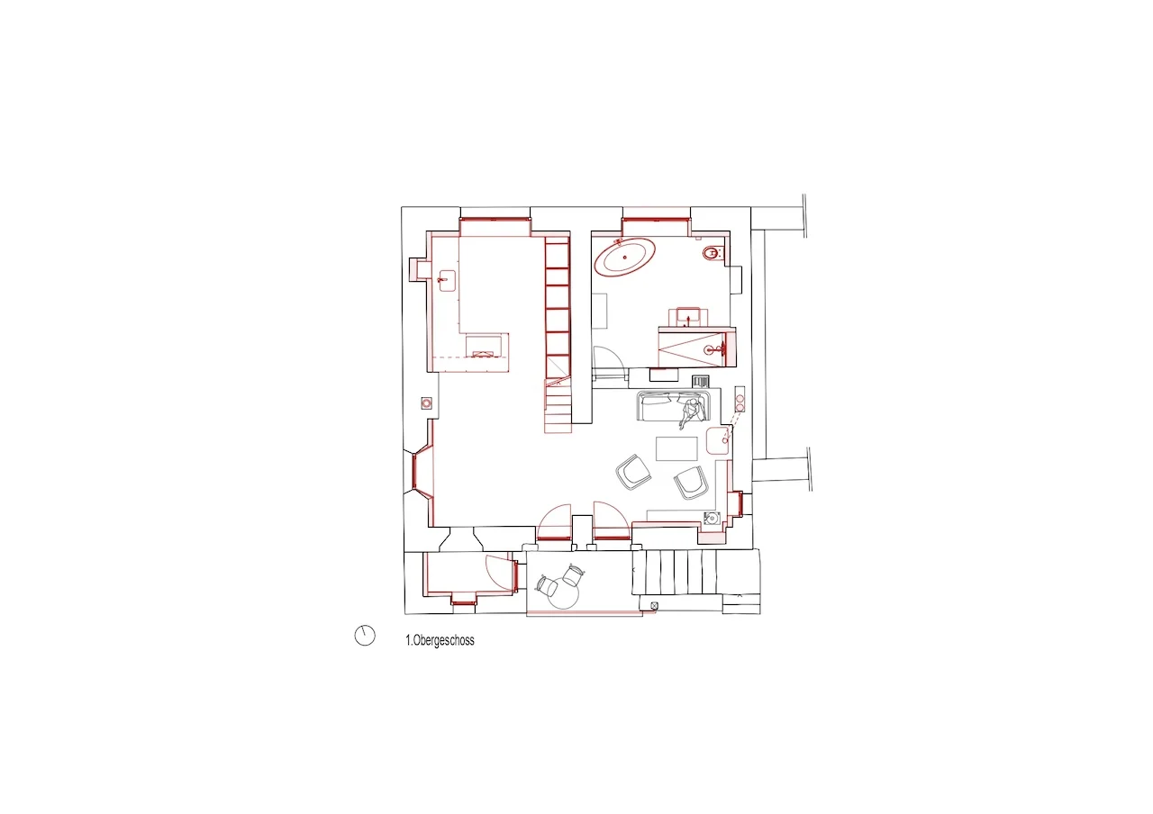 Casa Cascata Bignasco Pläne vonsurerprogetto.ch GmbH