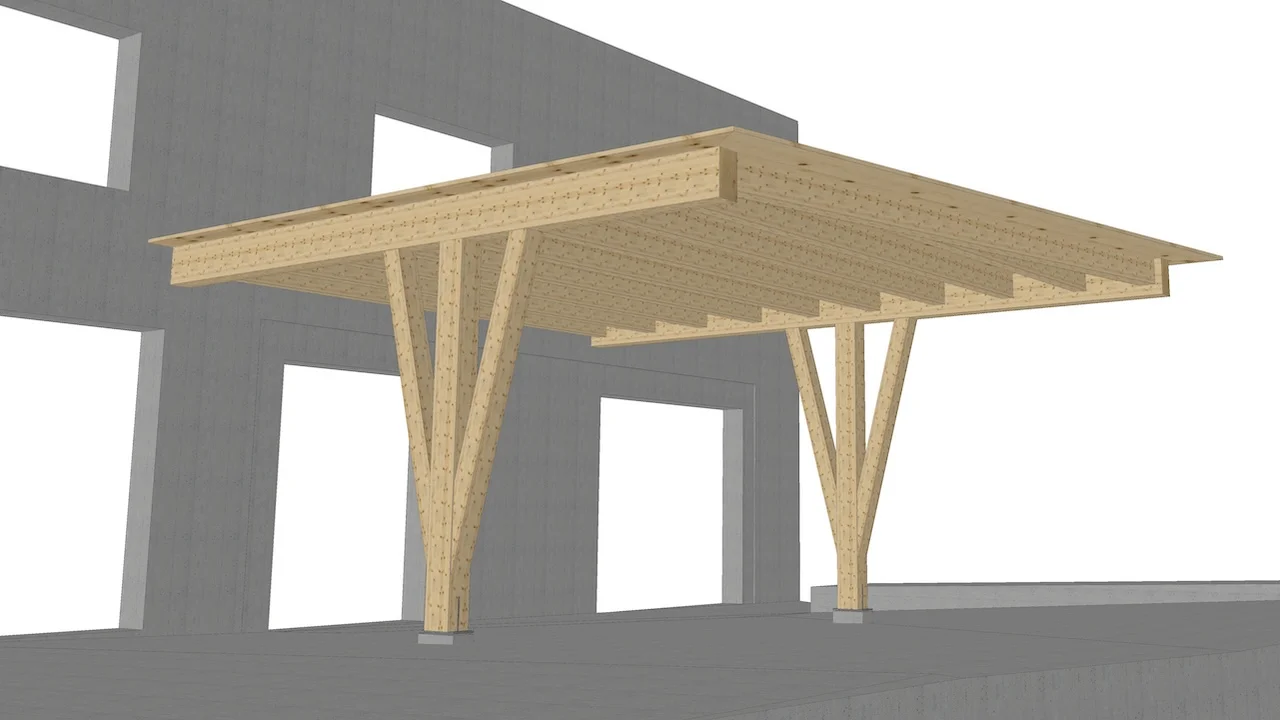 Carport Wegenstetten vonsurerprogetto.ch GmbH