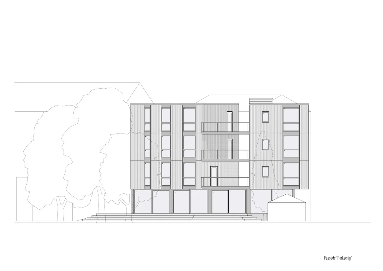 Projektstudie Casa Guarda Chur Pläne vonsurerprogetto.ch GmbH