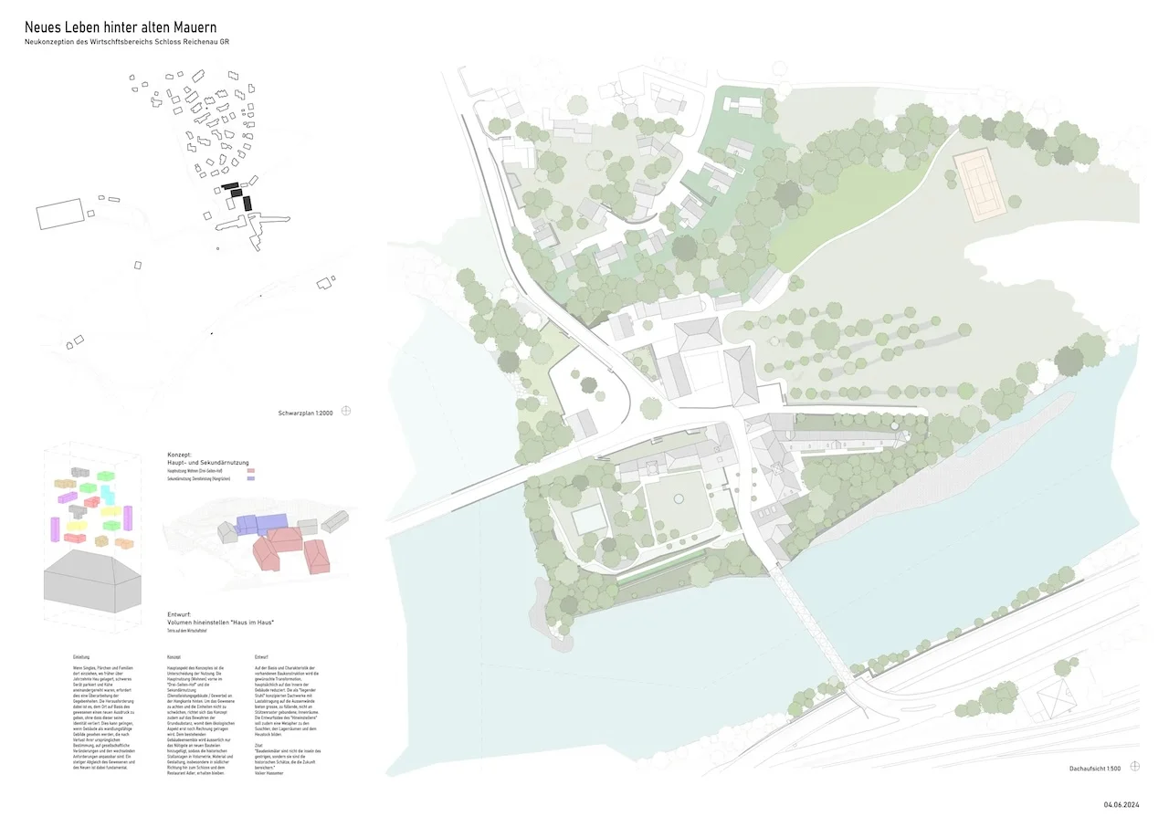 Plan Neues Leben hinter alten Mauern vonsurerprogetto.ch GmbH