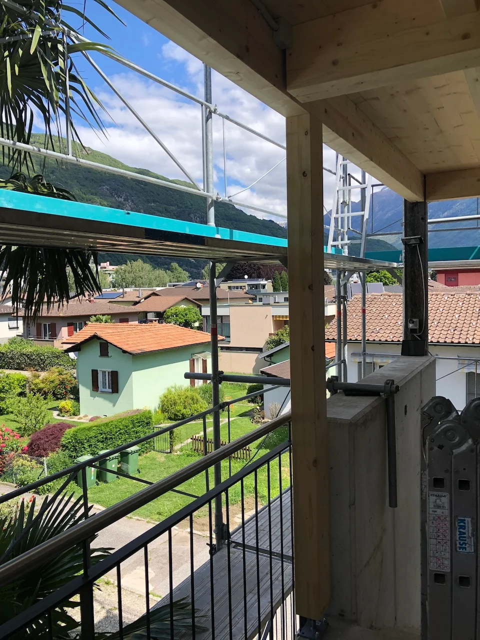 Nuova copertura del balcone Bellinzona vonsurerprogetto.ch GmbH
