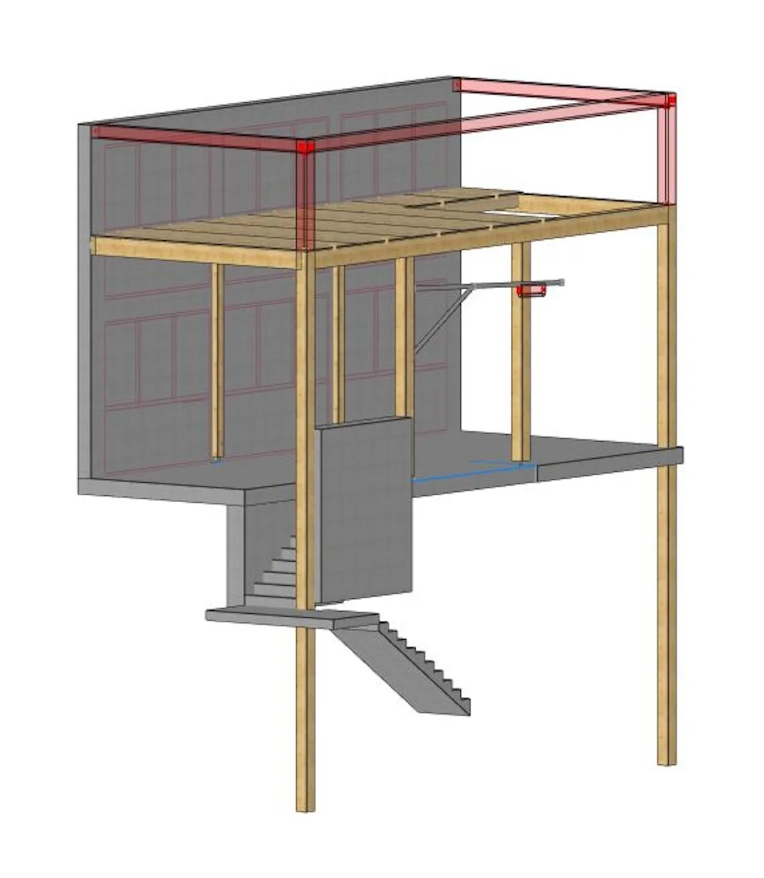 Nuova copertura del balcone Bellinzona vonsurerprogetto.ch GmbH